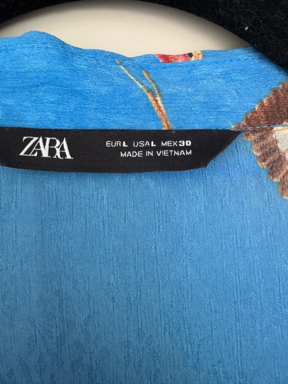 ZARA MATCHING SET Printed Oversized Shirt/Dress and paper bag shorts - Picture 8 of 11